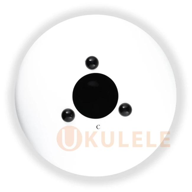 Глюкофон Hluru Huashu THD13-12 White 12" (30см) 13 нот Tongue Drum Carbon Steel