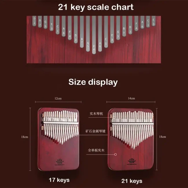 Hluru KY21 Purpleheart Artist Collaboration Kalimba Hluru KY21 Purpleheart Artist Collaboration Kalimba