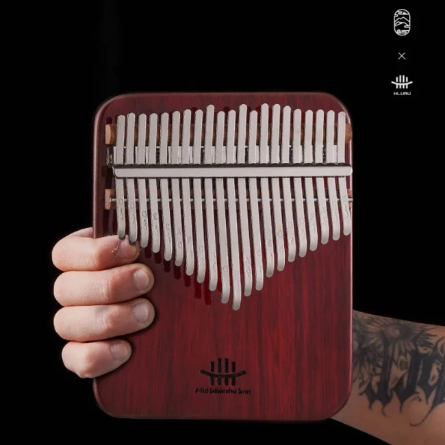Hluru KY21 Purpleheart Artist Collaboration Kalimba Hluru KY21 Purpleheart Artist Collaboration Kalimba
