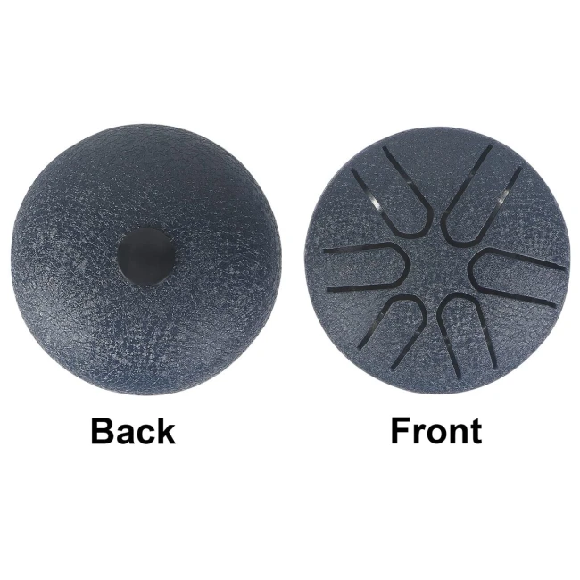 Глюкофон Overtone Steel Tongue Drum 3 Inch 6-Tone Navy Blue