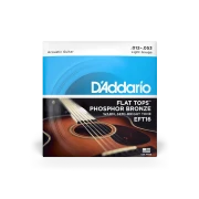 D'Addario EFT16 Flat Tops Phosphor Bronze Light 12-53