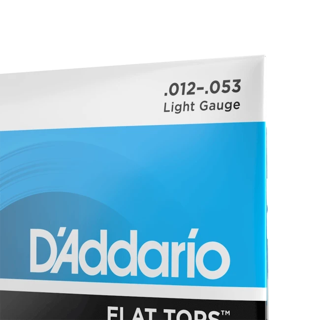D'Addario EFT16 Flat Tops Phosphor Bronze Light 12-53 D'Addario EFT16 Flat Tops Phosphor Bronze Light 12-53