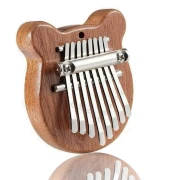 Overtone Mini Kalimba 8 Keys Sapele Bear Overtone Mini Kalimba 8 Keys Sapele Bear