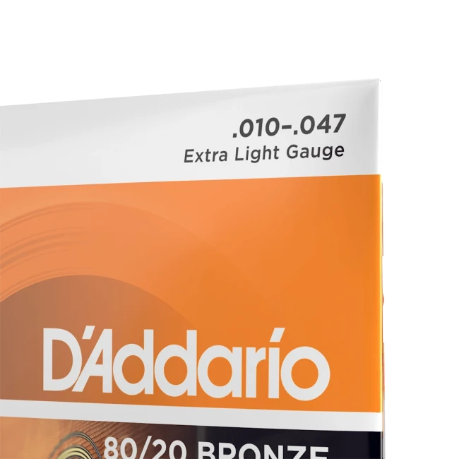 D'Addario EJ10 80/20 Bronze Extra Light 10-47 D'Addario EJ10 80/20 Bronze Extra Light 10-47