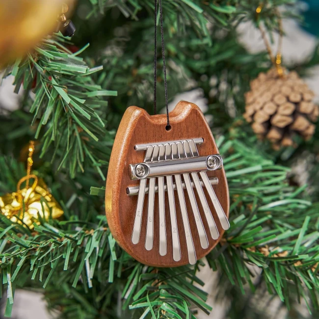 Overtone Mini Kalimba 8 Keys Sapele Cat