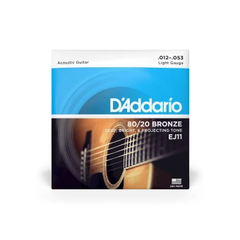 D'Addario EJ11 80/20 Bronze Regular Light 12-53