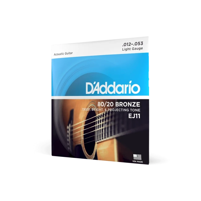 D'Addario EJ11 80/20 Bronze Regular Light 12-53