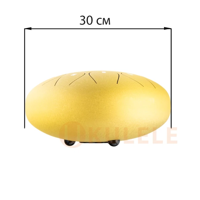 Глюкофон Hluru Huashu THL13-12 Golden 12" (30см) 13 нот Tongue Drum Carbon Steel