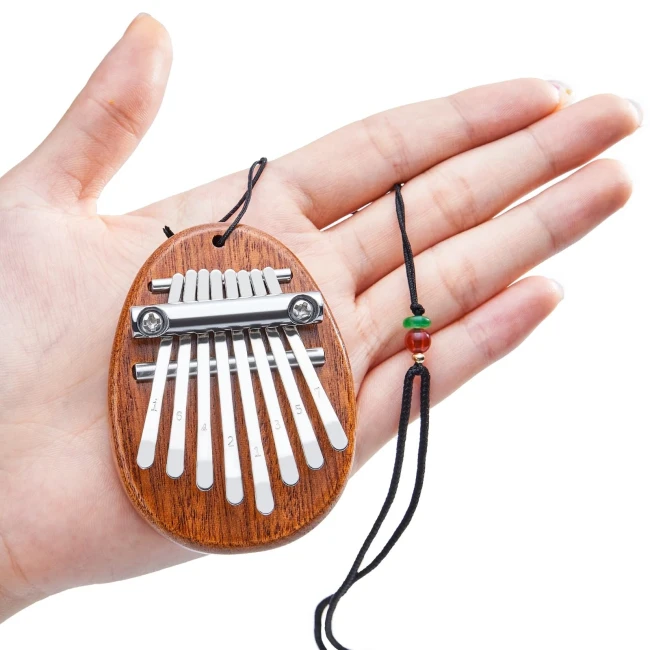 Overtone Mini Kalimba 8 Keys Sapele Egg