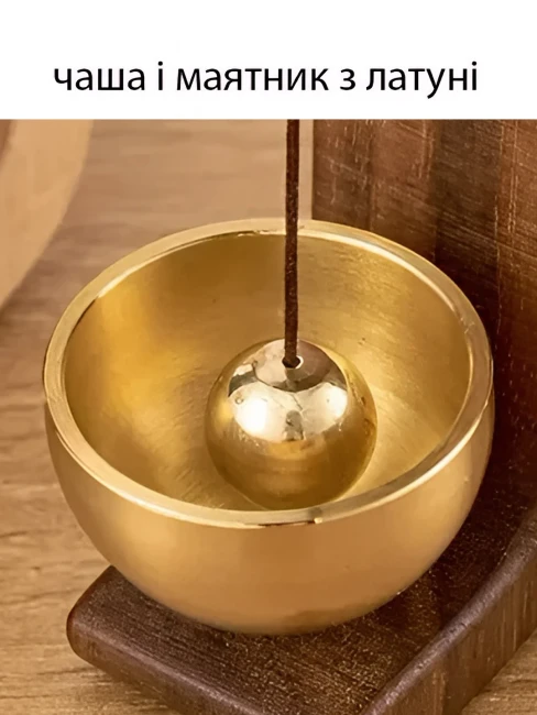 Дерев'яні дзвіночки для дверей Overtone Walnut Wood Doorbell Chimes Дерев'яні дзвіночки для дверей Overtone Walnut Wood Doorbell Chimes