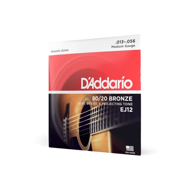 D'Addario EJ12 80/20 Bronze Medium 13-56