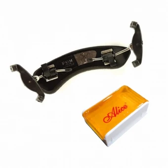 Набір Місток для скрипки Overtone 1/4-1/2 FOM + Каніфоль Alice A-013-3