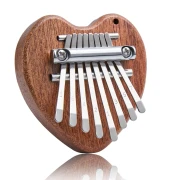 Overtone Mini Kalimba 8 Keys Sapele Heart