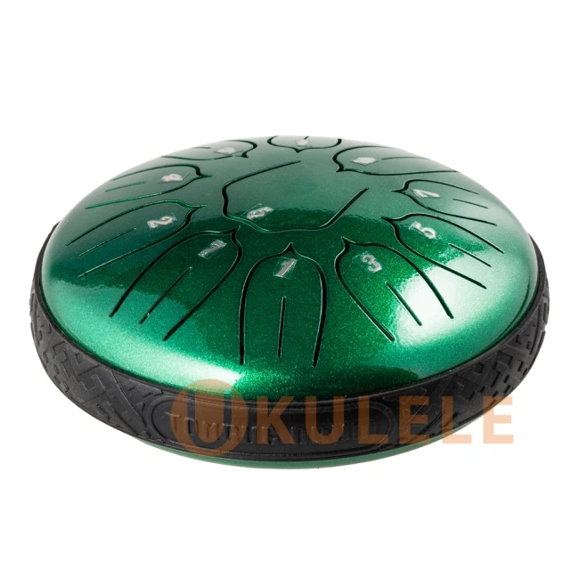 Глюкофон Hluru Huashu TSL11-6 Jewel Green 6" (15см) 11 нот Tongue Drum Carbon Steel