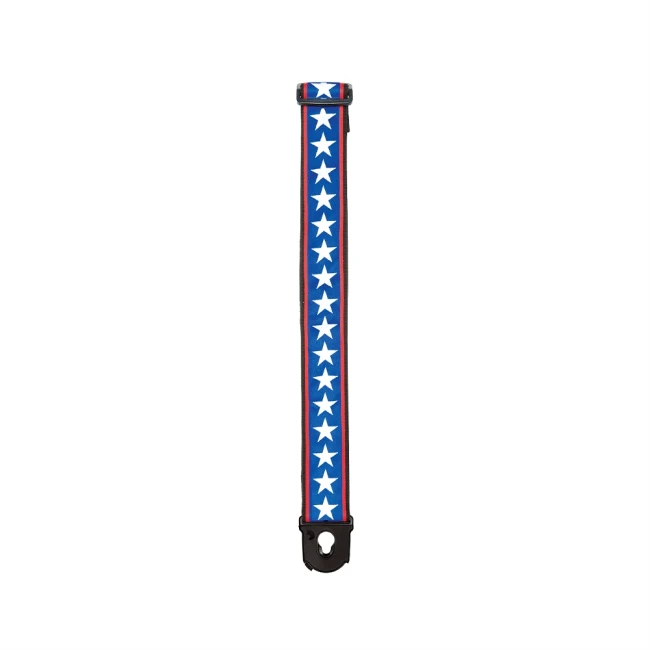 D'Addario 50PLA10 Planet Lock Guitar Strap (Stars & Stripes)