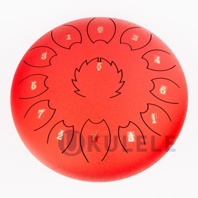 Глюкофон Fzone STD12I13N Red Steel Tongue Drum
