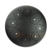 Hluru THL8-10 Ink Black 10" (25см) 8 нот Tongue Drum Carbon Steel