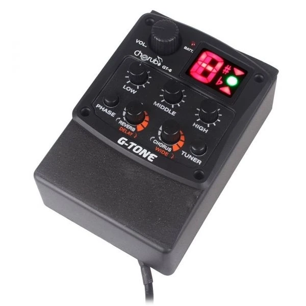 Cherub G-Tone GT-6 Преамп с 3-х полосным эквалайзером и тюнером (Reverb/Delay/Chrous/Wide effects) Cherub G-Tone GT-6 Преамп с 3-х полосным эквалайзером и тюнером (Reverb/Delay/Chrous/Wide effects)