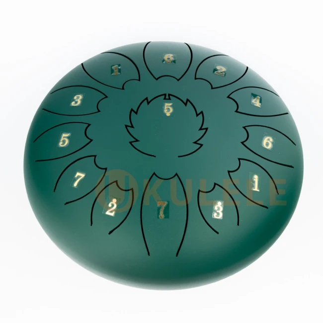 Глюкофон Fzone STD10I13N Green Steel Tongue Drum