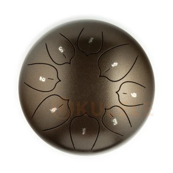 Hluru Huashu THL8-8 Bronze 8" (20см) 8 нот Tongue Drum Carbon Steel