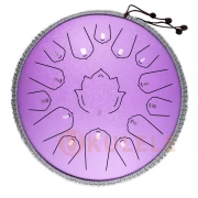 Hluru Huashu TWH15-14 Lavender 14" (36см) 15 нот Lotus Tongue Drum Carbon Steel