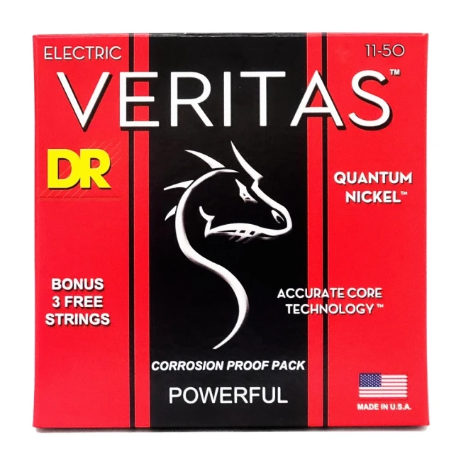 DR VTE-11 VERITAS Coated Core Electric - Heavy 11-50