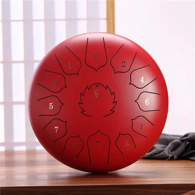 Глюкофон Fzone STD10I13N Red Steel Tongue Drum