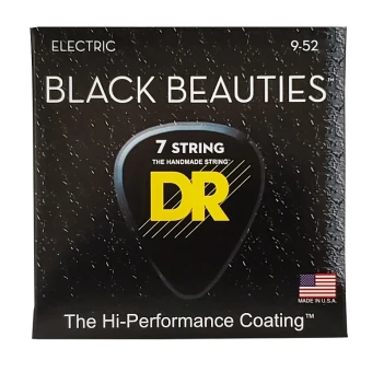 DR BKE7-9 BLACK BEAUTIES Electric - Light 7-String 9-52 DR BKE7-9 BLACK BEAUTIES Electric - Light 7-String 9-52