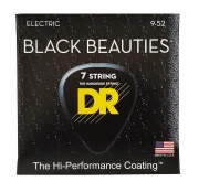 DR BKE7-9 BLACK BEAUTIES Electric - Light 7-String 9-52