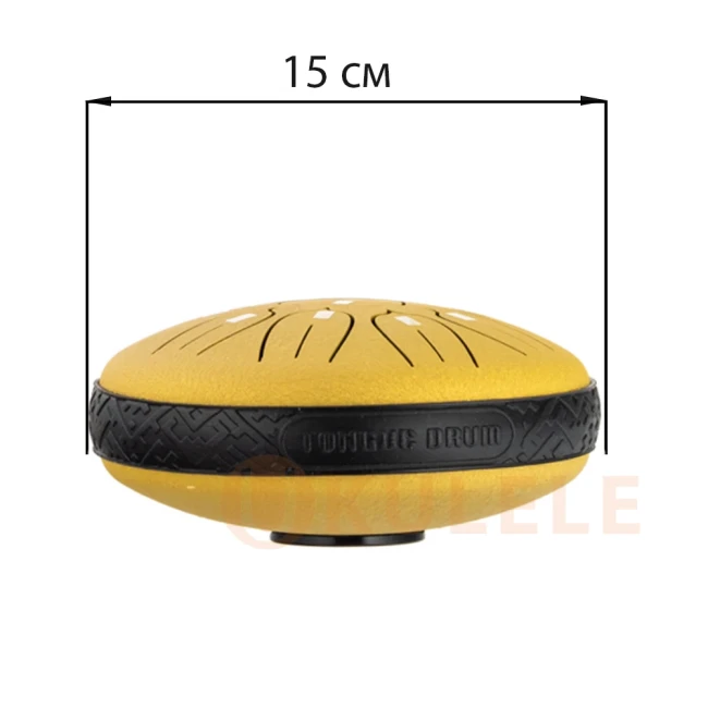 Глюкофон Hluru Huashu TSL11-6 Golden 6" (15см) 11 нот Tongue Drum Carbon Steel
