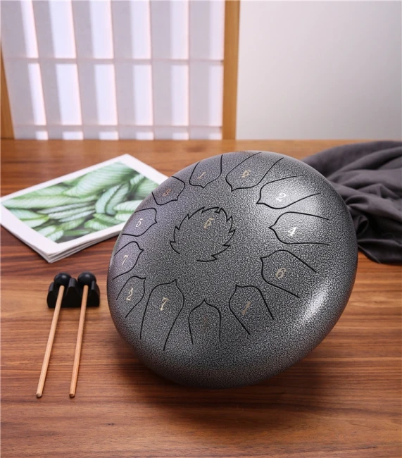 Глюкофон Fzone STD10I13N Gray Steel Tongue Drum