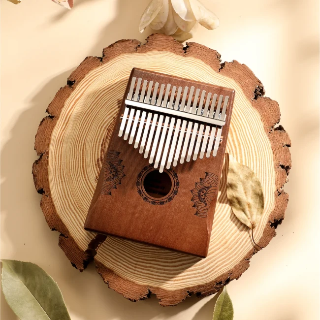 Hluru Huashu KHD17 Lotus Mahogany Brown (17 язичків, червоне дерево)