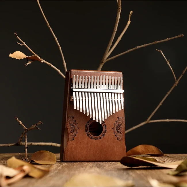 Hluru Huashu KHD17 Lotus Mahogany Brown (17 язичків, червоне дерево)