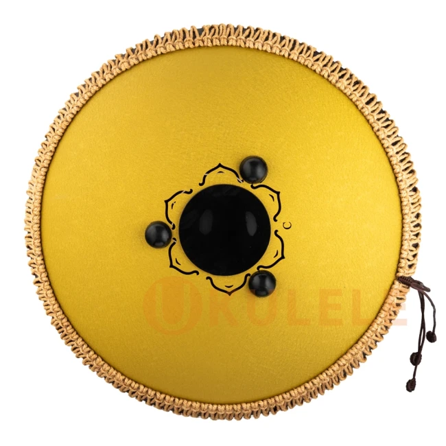 Глюкофон Hluru Huashu TWH15-14 Golden 14" (36см) 15 нот Lotus Tongue Drum Carbon Steel