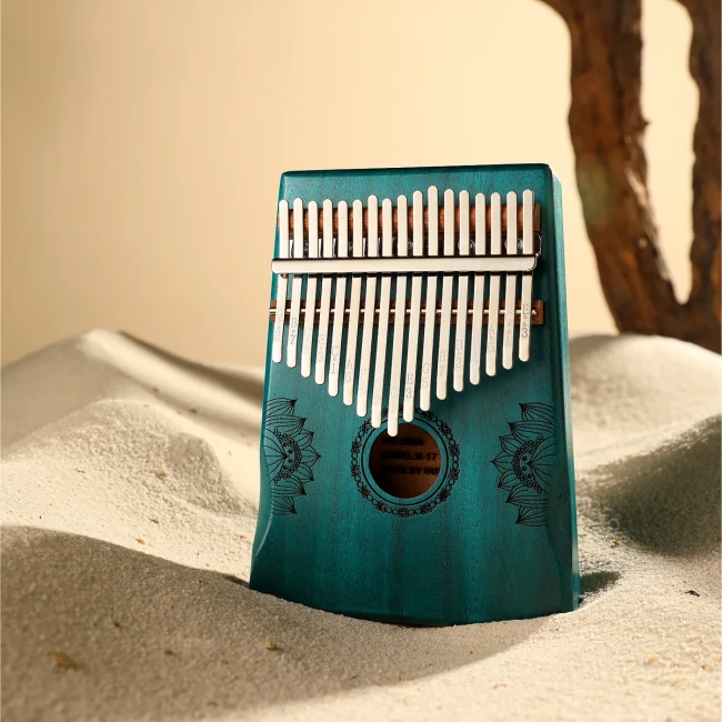 Hluru Huashu KHD17 Lotus Mahogany Blue (17 язичків, червоне дерево) Hluru Huashu KHD17 Lotus Mahogany Blue (17 язичків, червоне дерево)