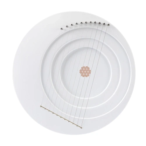 Hluru Full moon lyre 11 strings White