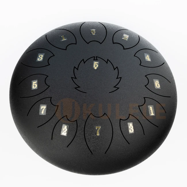 Глюкофон Fzone STD12I13N Black Steel Tongue Drum Глюкофон Fzone STD12I13N Black Steel Tongue Drum