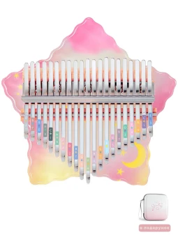 Калімба Hluru Huashu KHSM21 Star-Moon Acrylic (21 нота) Калімба Hluru Huashu KHSM21 Star-Moon Acrylic (21 нота)