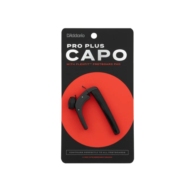 D'Addario PW-CP-19 Pro Plus Capo (Black)