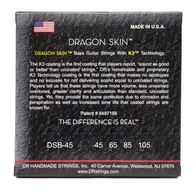 DR DSB-45 DRAGON SKIN Bass - Medium 45-105