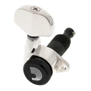 D'Addario PWAT-331L Auto-Trim Tuning Machines (3 Per side, Chrome)