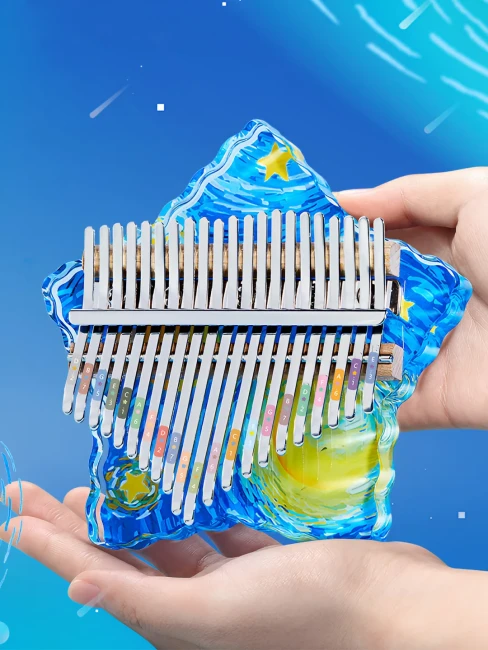 Калімба Hluru Huashu KHVG21 Van Gogh Acrylic (21 нота) Калімба Hluru Huashu KHVG21 Van Gogh Acrylic (21 нота)