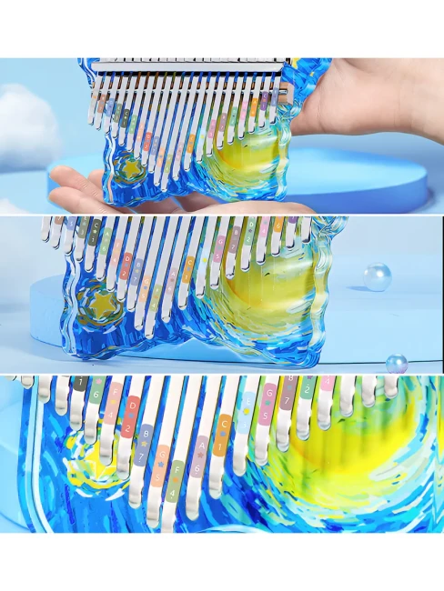 Калімба Hluru Huashu KHVG21 Van Gogh Acrylic (21 нота) Калімба Hluru Huashu KHVG21 Van Gogh Acrylic (21 нота)