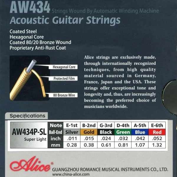 Alice AW434P SL Bronze 80/20 11-52