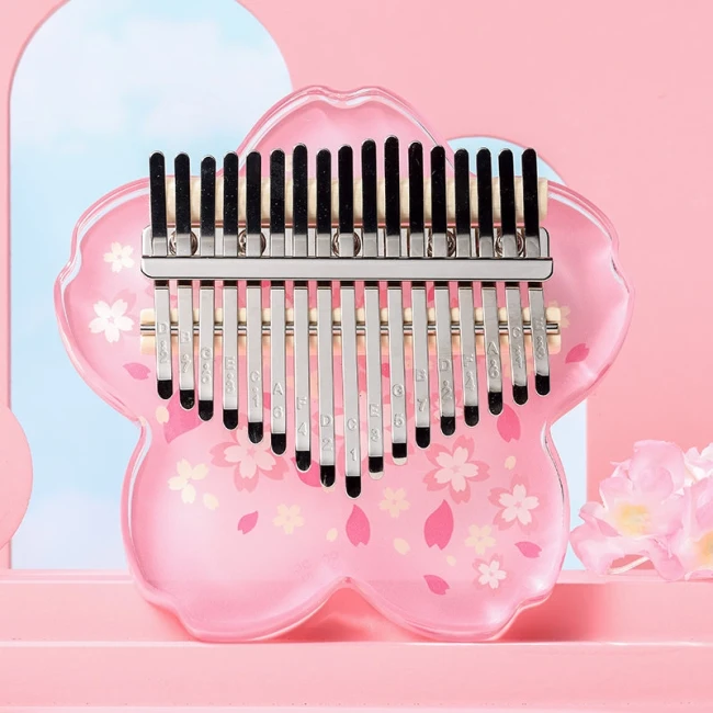 Калімба Hluru Huashu KHPS21 Printing Sakura Acrylic (21 нота)