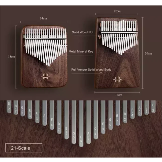 Hluru KY21 Black Walnut