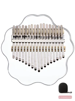 Калімба Hluru Huashu KHTF17 Transparent Sakura Acrylic (17 нот)