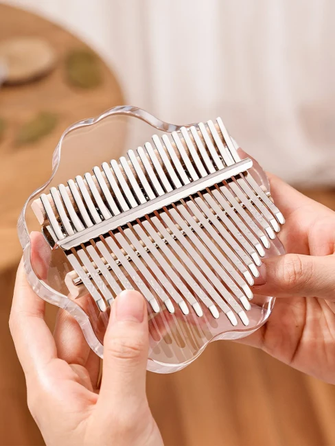 Калімба Hluru Huashu KHTF17 Transparent Sakura Acrylic (17 нот)