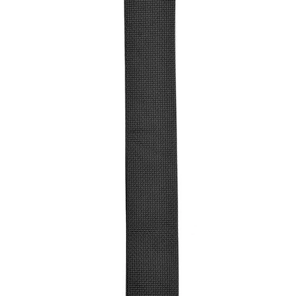 D'Addario PWSPL200 Planet Lock Poly Pro Guitar Strap (Black)