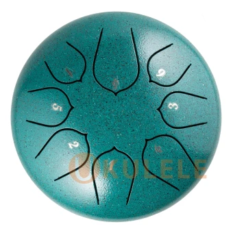 Hluru Huashu THD8-6 Malahite 6" (15см) 8 нот Tongue Drum Carbon Steel